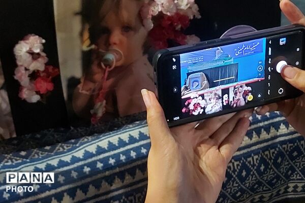 هم‌نوایی با تهران؛ آیین وداع آباده‌ای‌ها با رهبر شهید