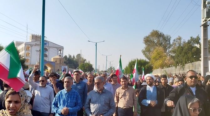 قیام پرشور هرمزگانی‌‌‌ها علیه اقدامات تروریسم صهیونیستی آمریکا