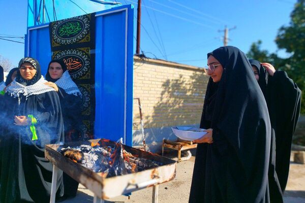 استقبال از شهدای گمنام در دبیرستان فرهیختگان شهرستان باشت