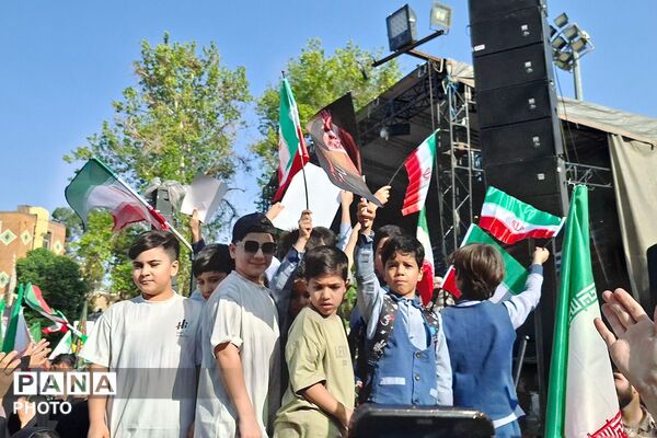 اجتماع سراسری «اقتدار ایران سرافراز» جان فدایان امام رضایی شهرستان ورامین