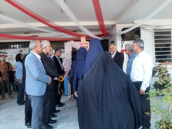 مانور بازگشایی مدارس عباس آباد 