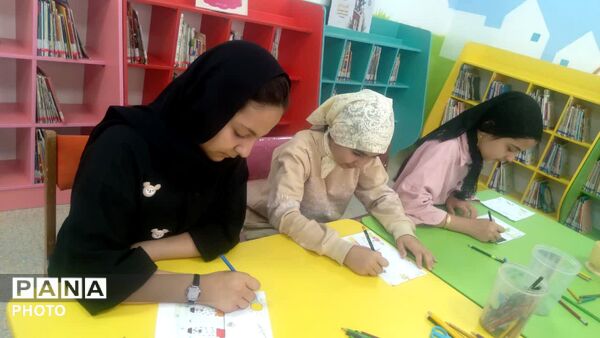 ایستگاه نقاشی با موضوع صرفه جویی در مصرف انرژی ویژه  کودکان