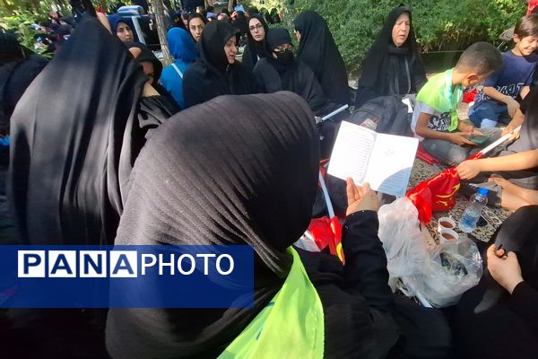 مراسم راهپیمایی جاماندگان اربعین حسینی در شیراز