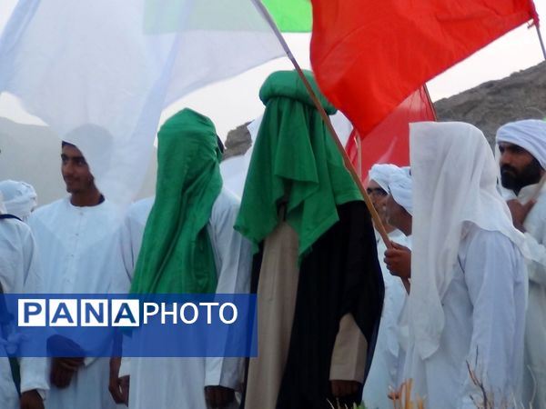 بازسازی واقعه عظیم «غدیر خم» در شهرستان بشاگرد 