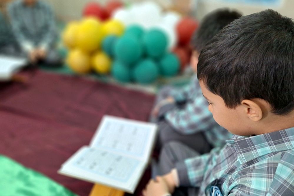 محفل انس با قرآن در دبستان شیخ جنید (ره) پیشوا