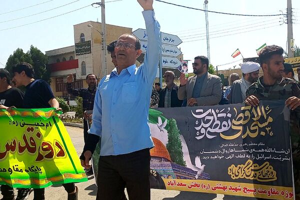 راهپیمایی روز قدس در سعدآباد