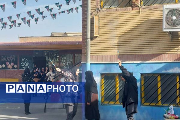 جشن دهه فجر و اعیاد شعبانیه در مدارس ناحیه دو شهرری 