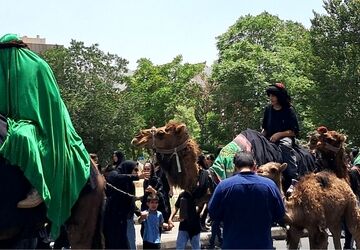 مراسم عاشورای حسینی در دولت آباد شهرری با حضور پر شور عاشقان اباعبدالله الحسین(ع)