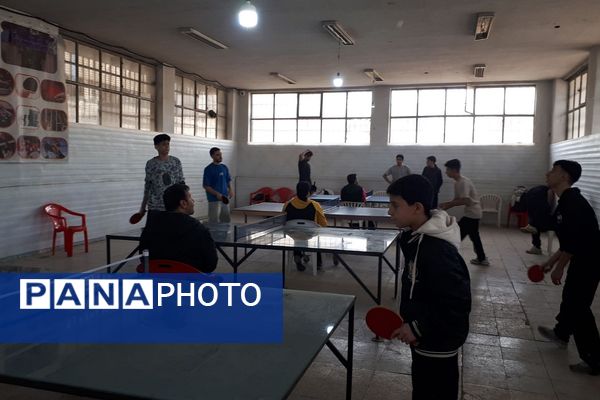 مسابقات قهرمانی تنیس روی میز منطقه کهریزک 