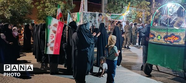 تجدید پیمان مردمان کوی یکن آباد با ایران جان