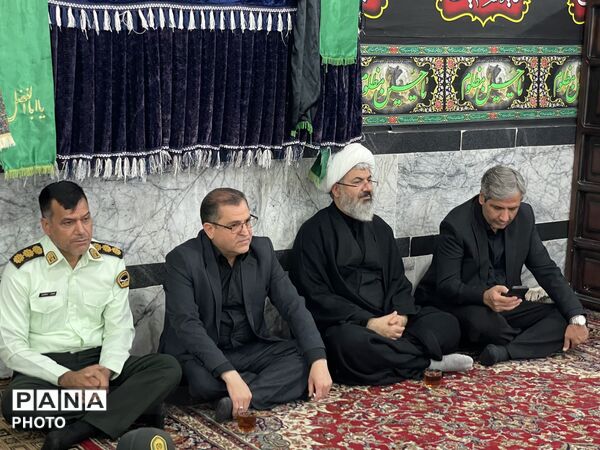 بازدید امام جمعه شهرستان کاشمر از هیأت های مذهبی روستای کسرینه
