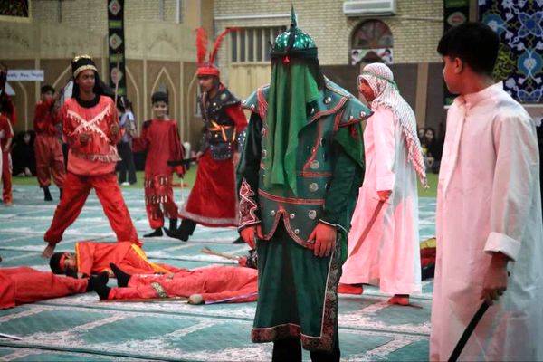آیین تعزیه‌خوانی واقعه عاشورا در شهر اهرم تنگستان