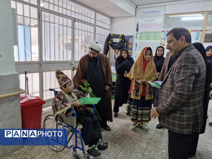 بازدید معاون استاندار و فرماندار مشهد مقدس از دبستان چند معلولیتی کوشا