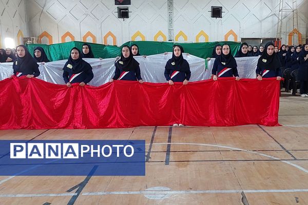 آیین افتتاحیه استانی مسابقات ورزشی درون مدرسه‌ای 