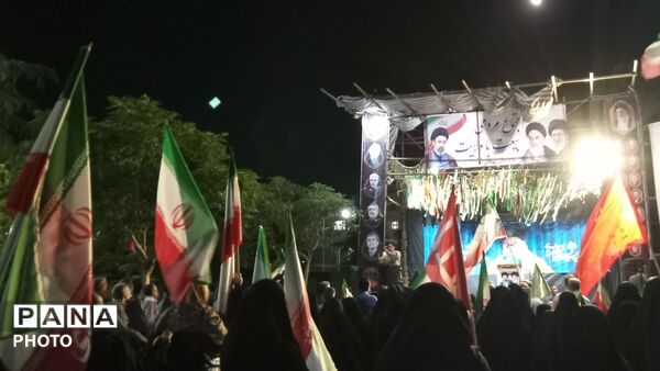حضور مردم خستگی ناپذیر شهر فردوسیه پس از گذشت سه ماه ازشهادت رهبر عزیزمان