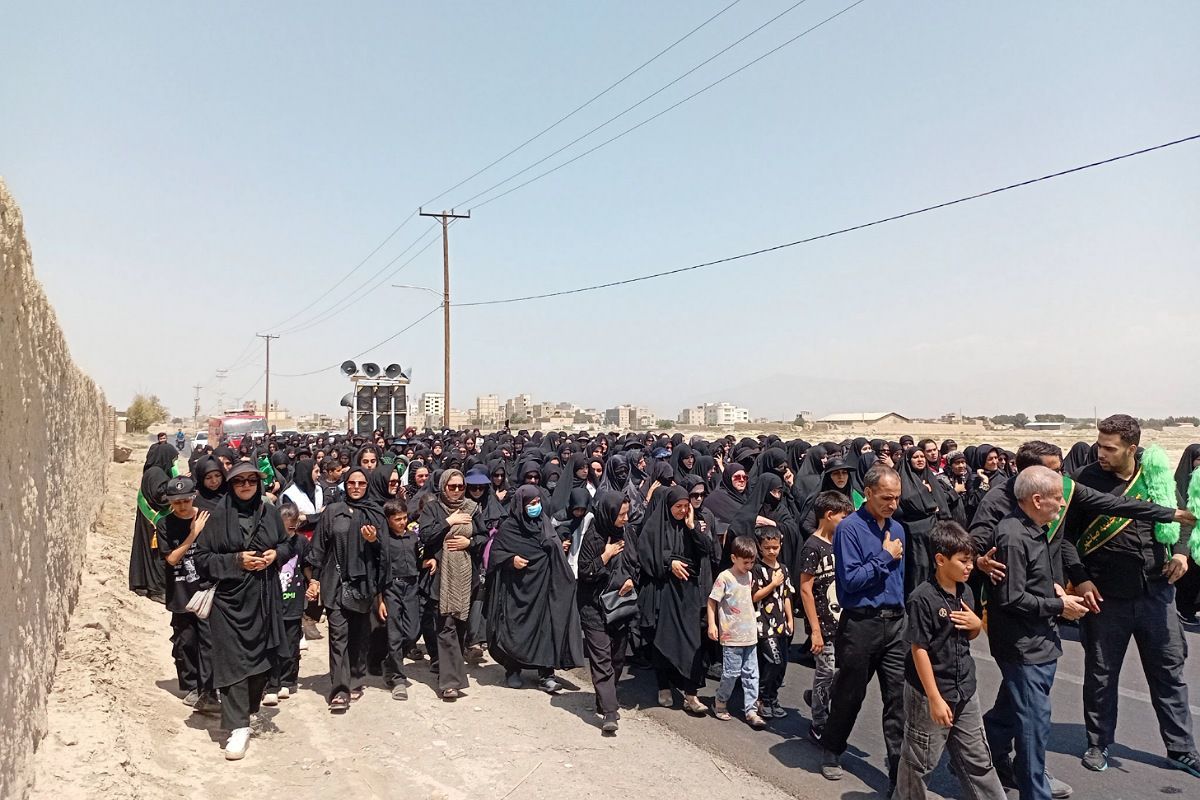 برگزاری مراسم پیاده‌روی اربعین حسینی در صباشهر