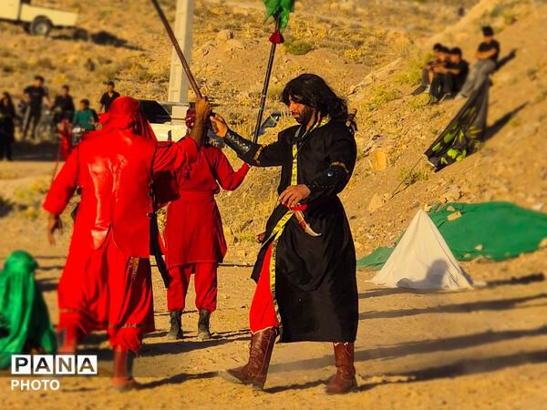حضور مردم قادرآباد در آیین‌های عزاداری محرم