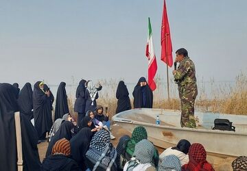 سفر به عمق تاریخ؛ جایی که دانش‌آموزان نسل امروز، قدم در خاک غیرت گذاشتند