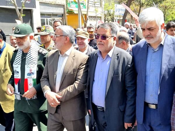 حضور پرشور مردم دارالمؤمنین کاشان در راهپیمایی روز قدس