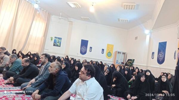 جلسه انجمن اولیا و مربیان در دبستان هیات امنایی قرآنی مبین شهرستان شیروان