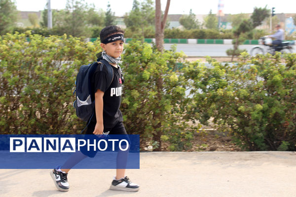 پیاده‌روی خانوادگی جاماندگان اربعین حسینی(ع) در قم