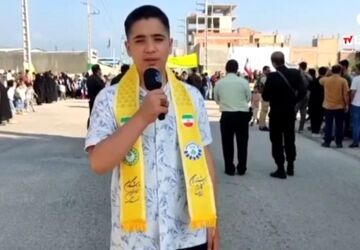 نمایش اقتدار جانفدایان شهرستان کلاله