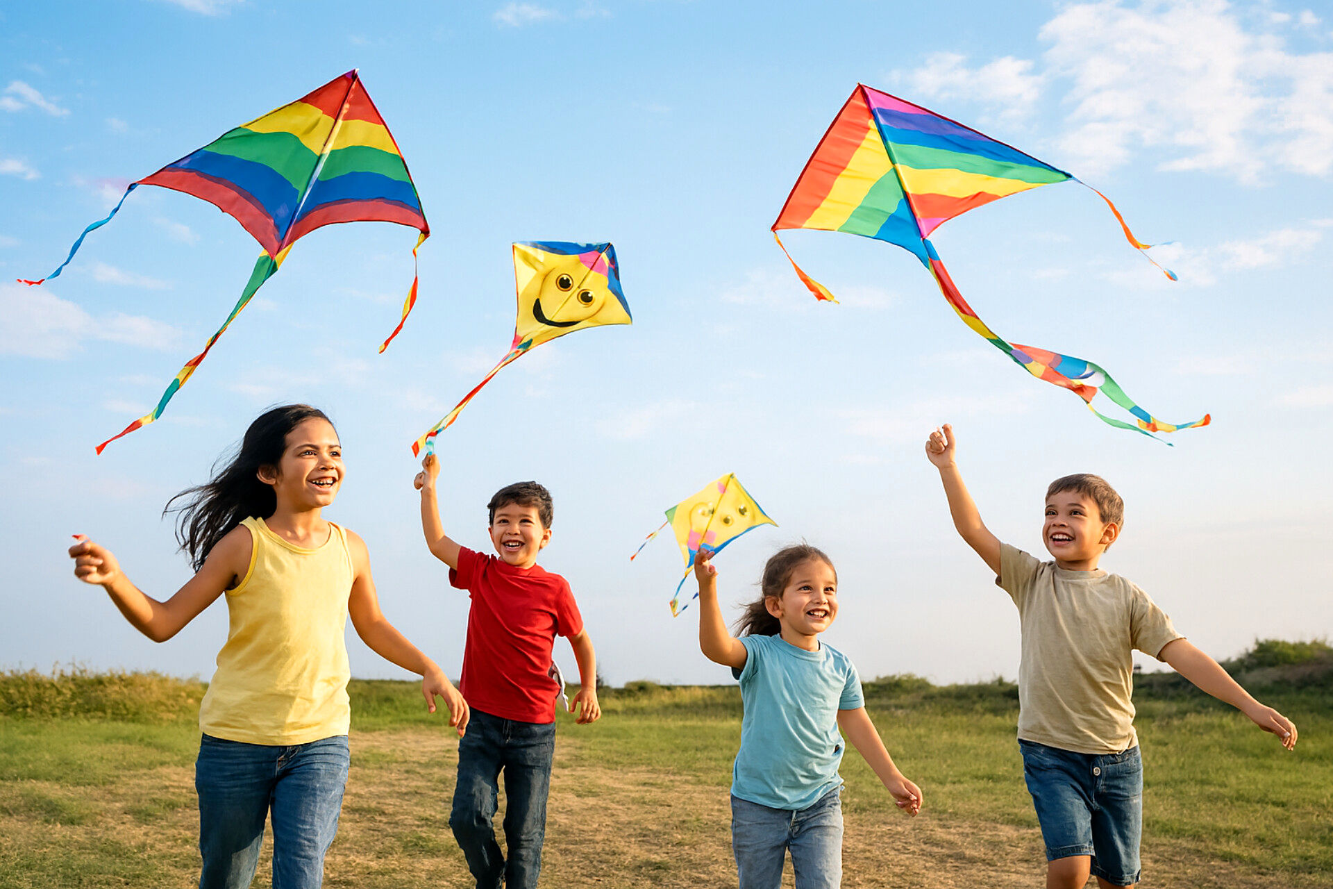 جشن بادبادک‌ها در بوموسی؛ غروب جمعه با رنگ‌های کودکانه