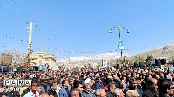 شهر یاسوج در سوگ دو شهید والامقام