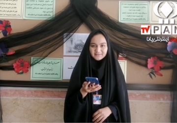  مراسم وفات اخت الرضا(ع) در دبیرستان مهر ماندگار یک