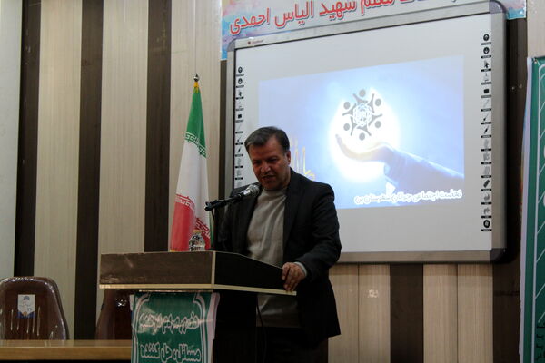 آیین کلنگ زنی مدرسه شش کلاسه در شهرستان بن