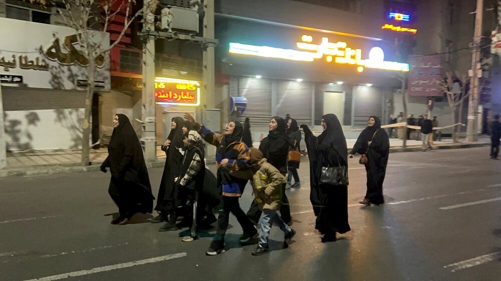 مراسم سوگواری شهادت آیت‌الله امام خامنه‌ای در میدان شهدای کرج 