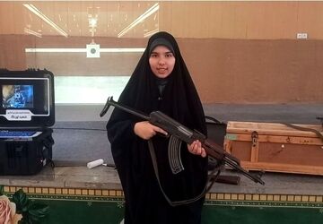 دوره آموزش عملی آمادگی دفاعی در بسیج زارچ