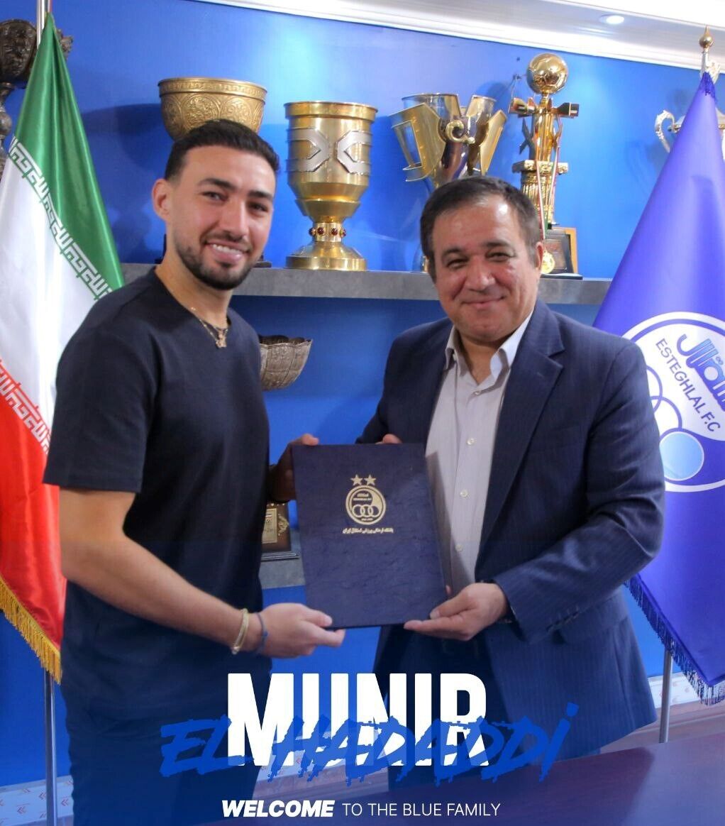 منیر الحدادی با استقلال دو ساله بست