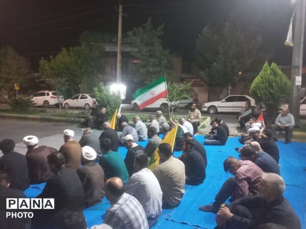 کامیاران در شب صد و سی و پنجم؛ طنین همدلی با نیروهای مسلح را سر داد