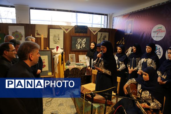 گشایش نمایشگاه دستاورد‌های هنرجویان هنرستان‌های اردبیل 
