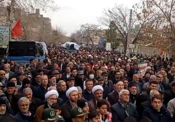 راهپیمایی ۲۲بهمن در هشترود 