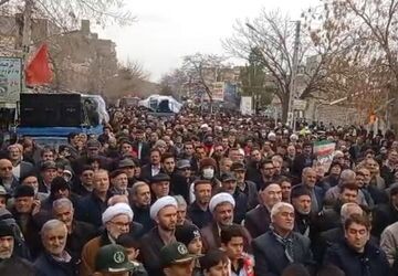 راهپیمایی ۲۲بهمن در هشترود 