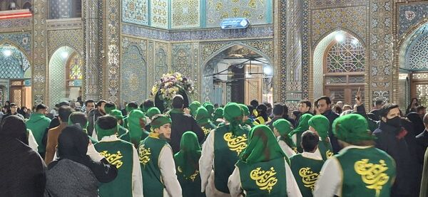 شام غریبان حضرت فاطمه زهرا(س) در حرم حضرت معصومه (س)