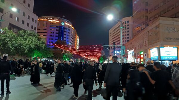 مراسم عزاداری شهادت امام رضا(ع) و شام غریبان در حرم مطهر رضوی 