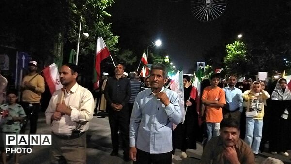  تجمع مردم در هشتاد و هفتمین شب در قاب پانا