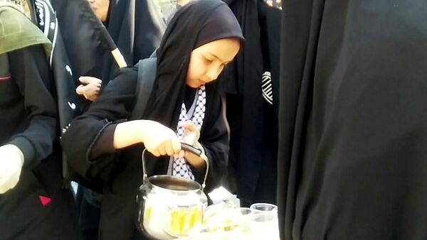 جاماندگان اربعین حسینی در  راهپیمایی حرم تا حرم نیشابور 