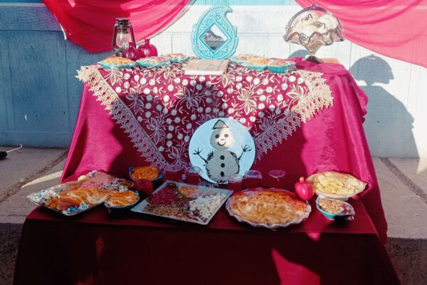 جشن یلدا در دبیرستان فردوس شهرک