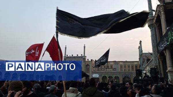 مراسم عزاداری شام شهادت امام هادی(ع) در حرم بانوی کرامت 