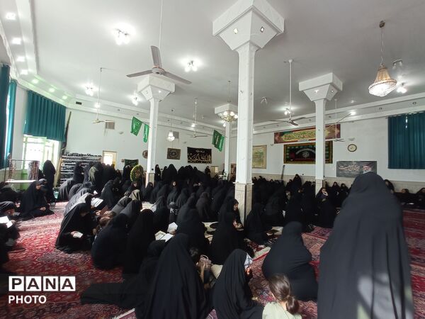 حضور پرشور و پر رنگ فرهنگیان جاجرم  در عزای رهبر شهید 