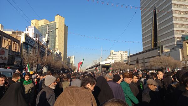 خروش امت حزب الله مشهد ۲۲ دی ماه