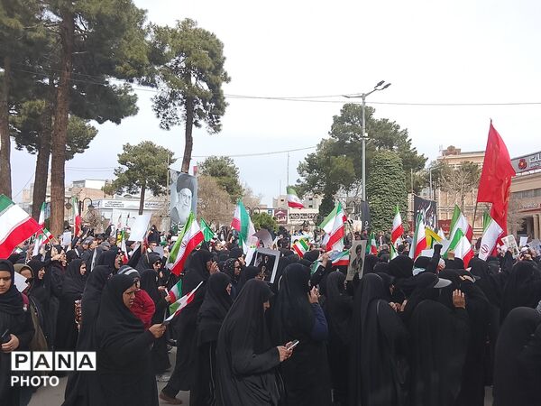  راهپیمایی روز قدس باحضور پرشور مردم نیشابور