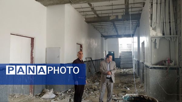 بازدید مدیر آموزش و پرورش اسلامشهر از پروژه های در حال ساخت آموزش و پرورش