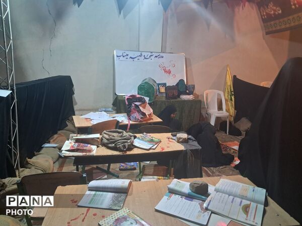  مرور درس نامه دانش‌آموزان به یاد شهدای میناب 