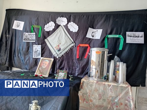 گرامیداشت پنجمین سالگرد شهادت سردار سلیمانی در دبیرستان فاطمه الزهرا 