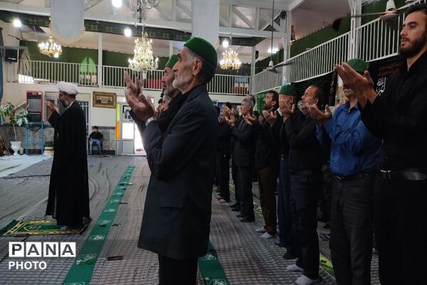 هئیت عزاداری مسجد جامع شهربار نیشابور در روز تاسوعای حسینی 